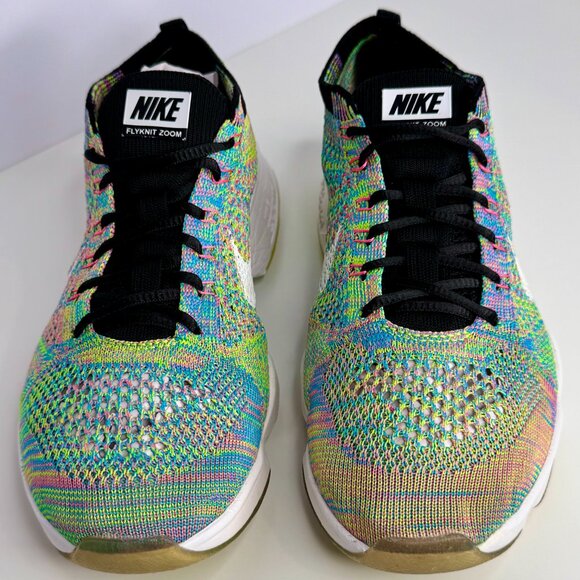 Women's Size 7.5 - Nike Flyknit Zoom Agility Multicolor Sneaker Running Shoe - Picture 9 of 9